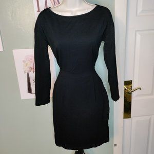 Women's Fashion Casual Long Sleeve Belted Party Dress